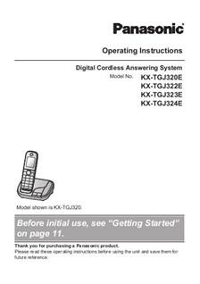 Panasonic KX TGJ320 manual. Camera Instructions.